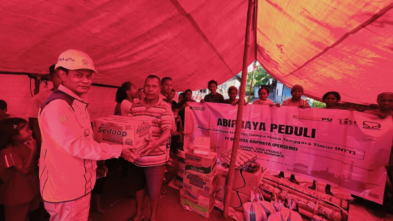 Bantuan Gempa NTT Mengalir, Sembako Hingga Tandon Air Dikirim