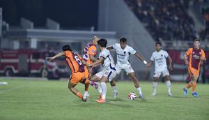 Pertandingan Borneo FC vs Persita Tangerang. (Dok. Persita)