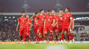 Timnas Indonesia pada laga FIFA Matchday melawan Mozambik di SUGBK, Jakarta, Selasa (9-6-2026). (Bola.com/Bagaskara Lazuardi)