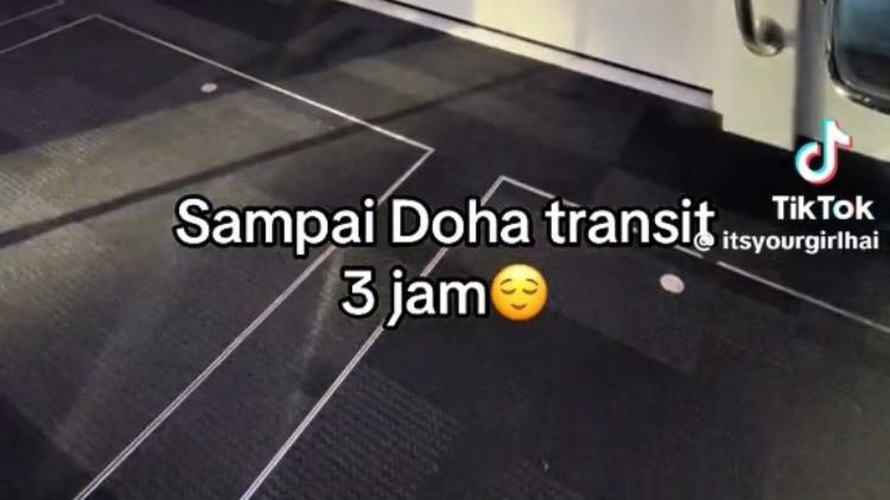 Sesampainya di Doha, mereka transit selama kurang lebih 3 jam sebelum melanjutkan perjalanan menuju Jakarta.