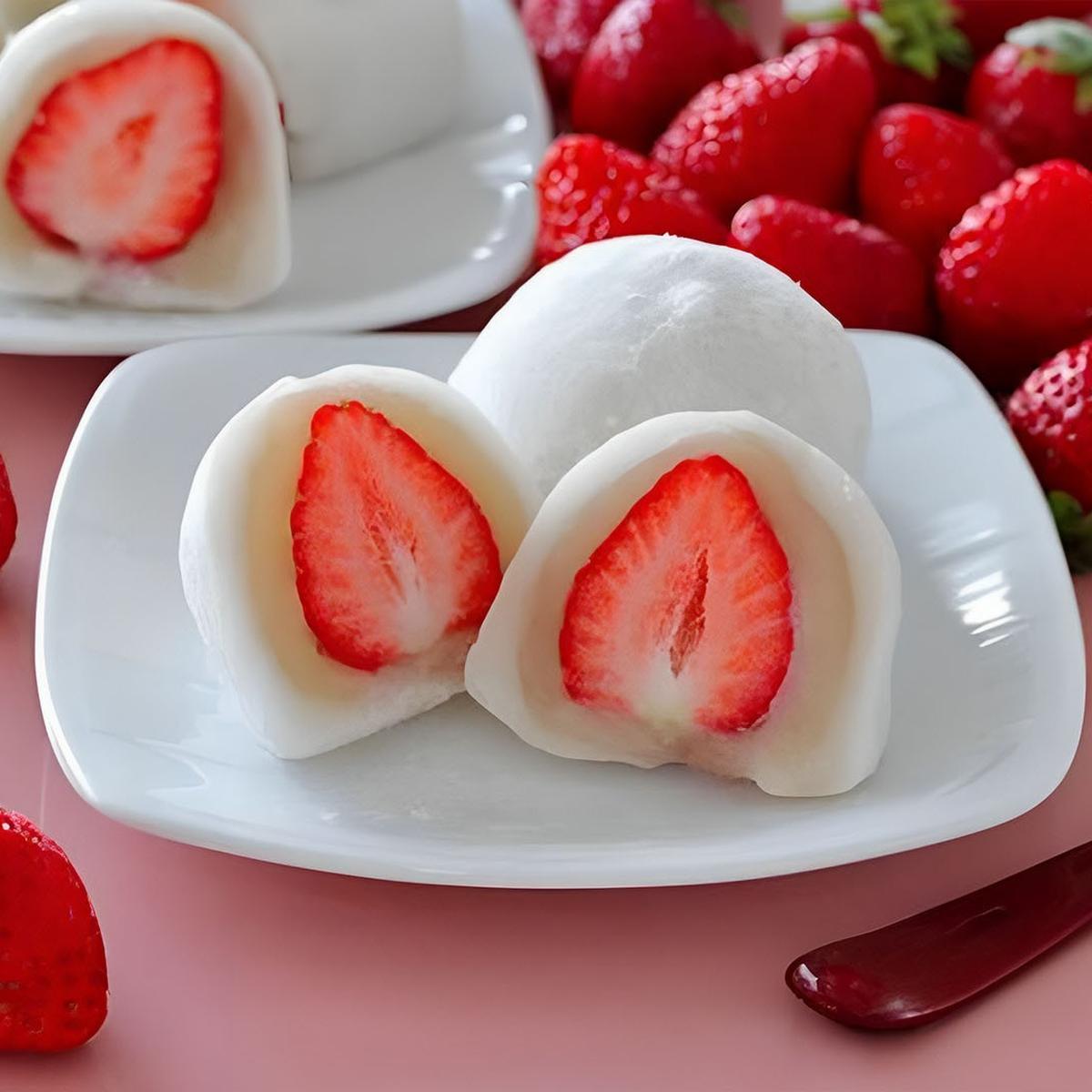 Resep Membuat Mochi Strawberry