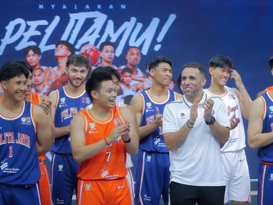 Pelita Jaya (PJ) resmi memperkenalkan skuad untuk mengarungi IBL 2026 di The Convergence Indonesia, Kuningan, Jakarta, Kamis (8/1/2026). (Bola.com/M Iqbal Ichsan)