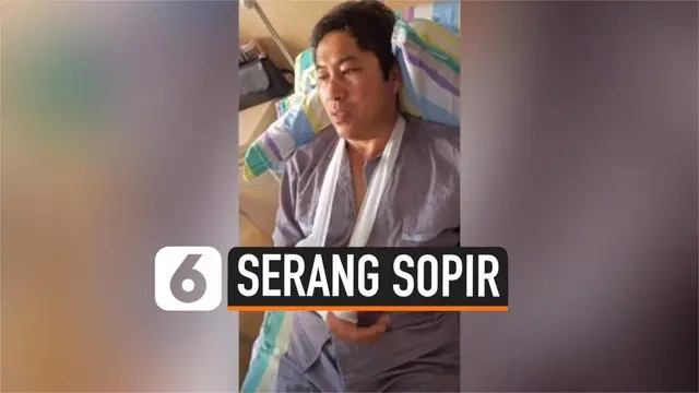 VIDEO: Tidak Boleh Turun, Pria Tua Serang Sopir Bus