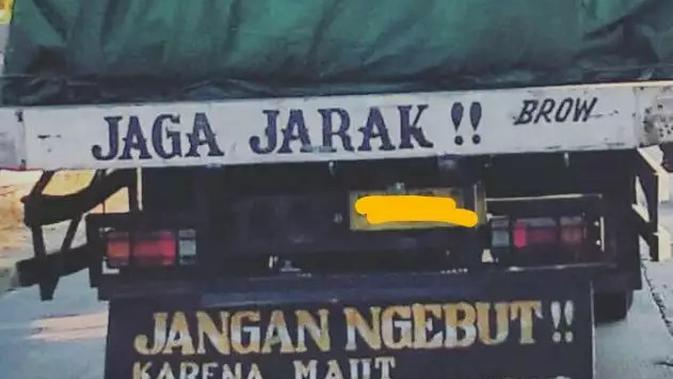 Kalau baca ini bisa ketawa, bisa merenung (Sumber: nstagram/@whatthetruck.id)