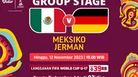 Jadwal dan Live Streaming Meksiko U-17 vs Jerman U-17 di Vidio