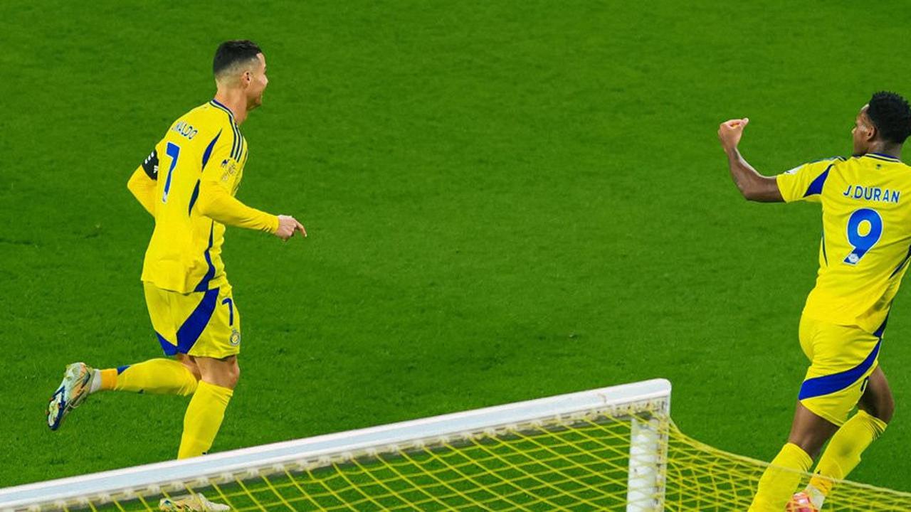 Debut Solid saat Laga Al Nassr Vs Al Feiha, Jhon Duran dan Cristiano Ronaldo Bakal jadi Duet Mematikan?