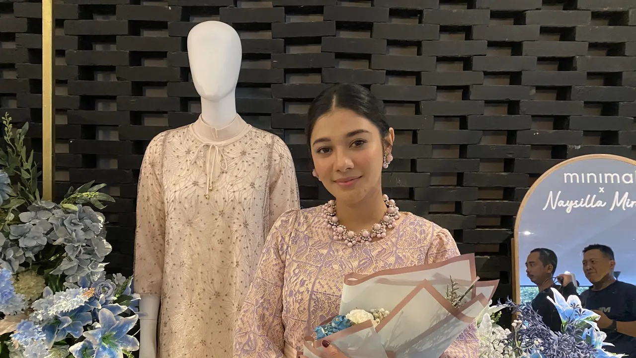 Cara Naysilla Mirdad memilih baju lebaran untuk keluarga