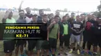 Video para pemain dan ofisial tim Persib Bandung merayakan hari jadi ke-71 Republik Indonesia.