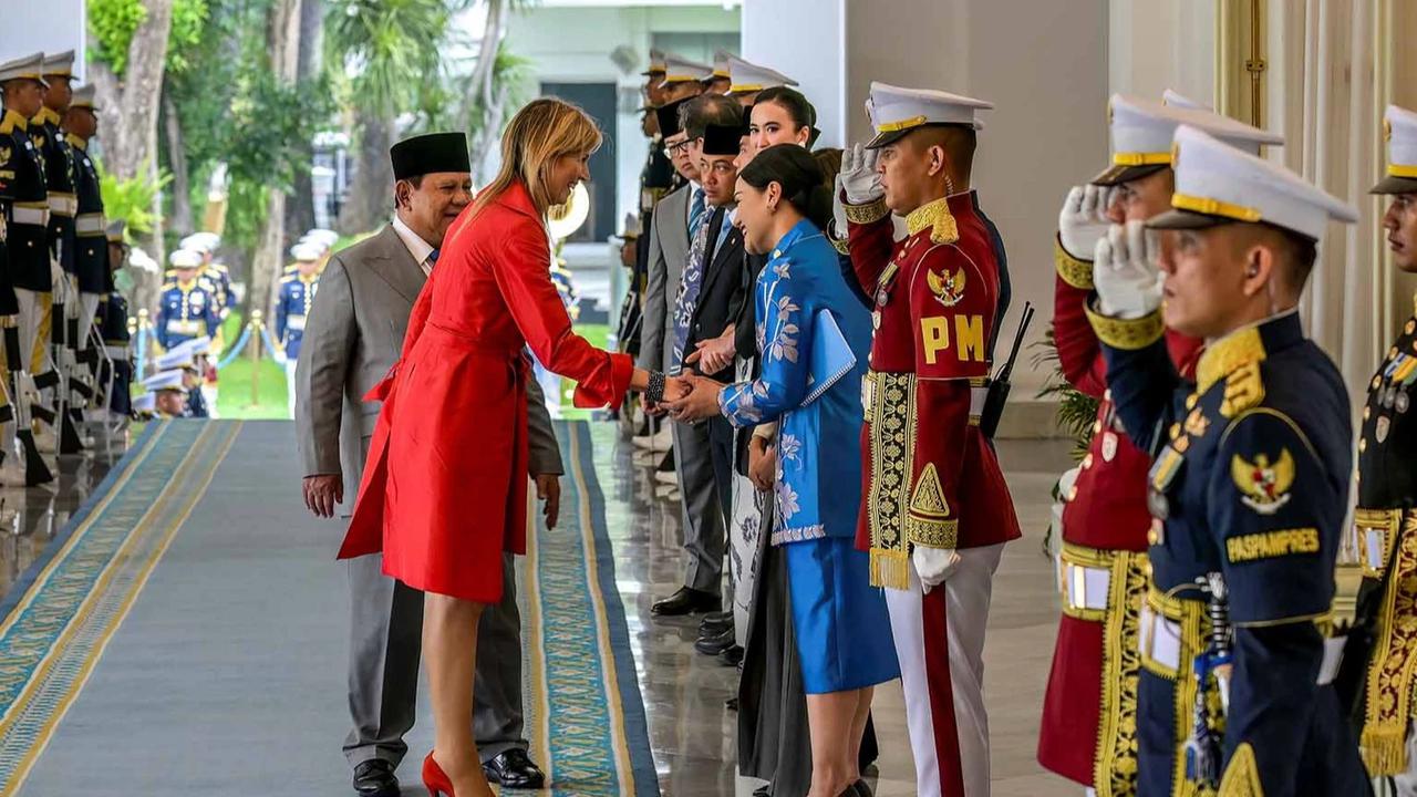 FOTO: Momen Akrab  Presiden Prabowo dan Ratu Maxima Bahas Penguatan Inklusi Keuangan di Istana Merdeka