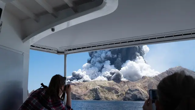 Letusan Gunung Merapi di Selandia Baru