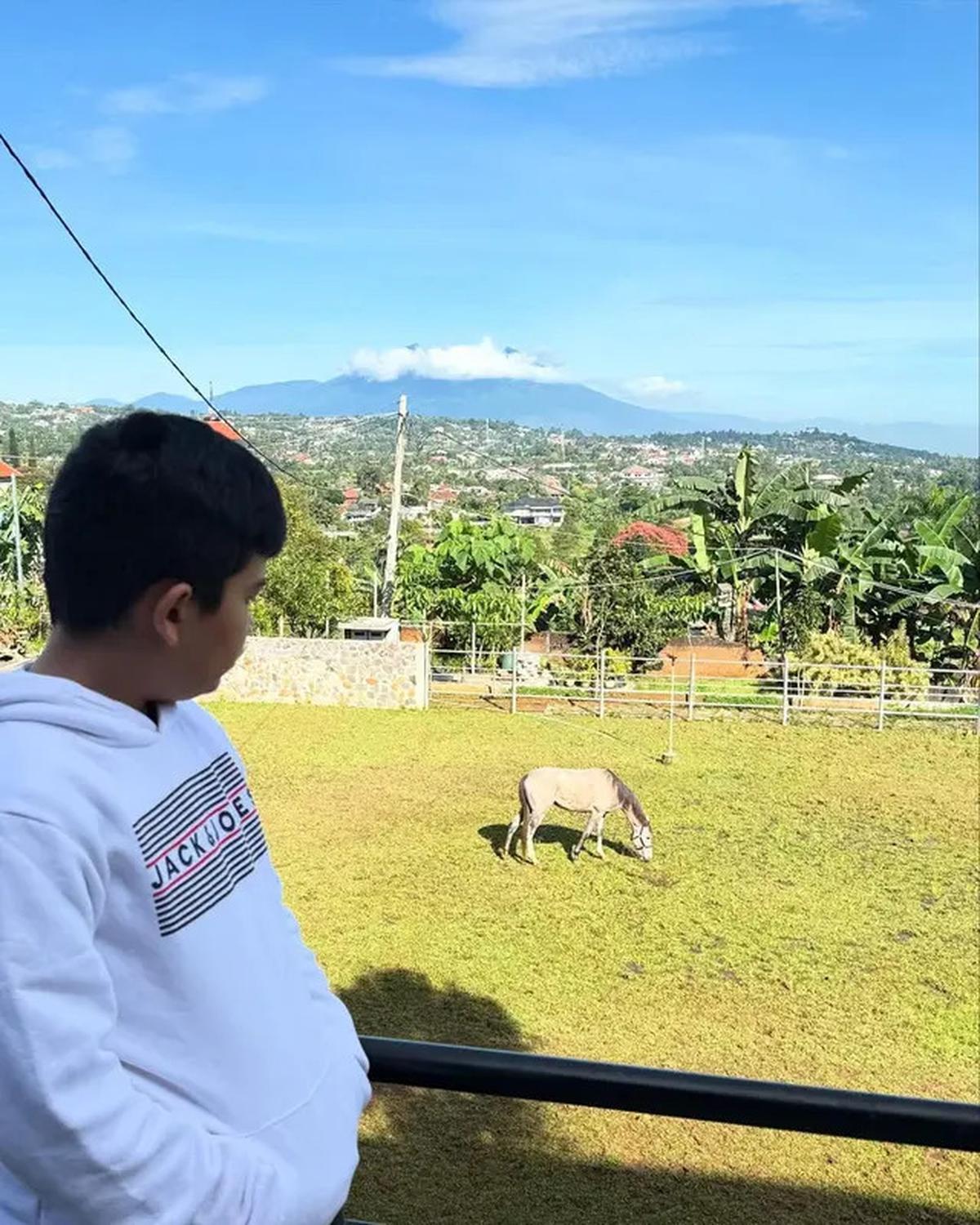 Suasana Rumah Baru Shireen Sungkar di Puncak, Ada Kandang Kuda dan Pemandangan Gunung