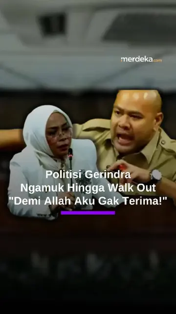 PANAS! Reza Gerindra Ngamuk Hingga Walk Out: Demi Allah Aku Gak Terima!