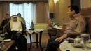 Ketua DPR RI Setya Novanto (kanan) dalam kesempatannya mengucapkan belasungkawa atas wafatnya Raja Arab Saudi Abdullah bin Abdulaziz 23 Januari 2015 kemarinm, Jakarta, (2/2/2015). (Liputan6.com/Andrian M Tunay)
