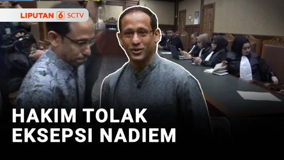 Hakim Tolak Eksepsi Nadiem