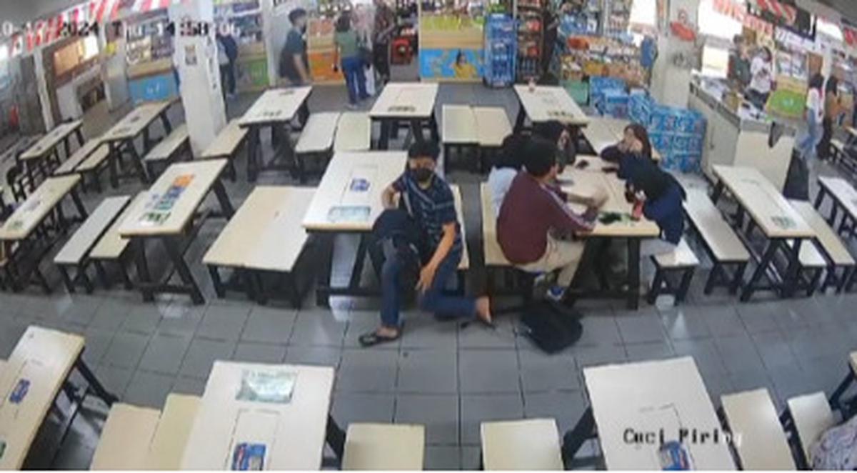 Terekam CCTV, Aksi Pria Maling Tas di Kantin Kampus Ini Curi Perhatian