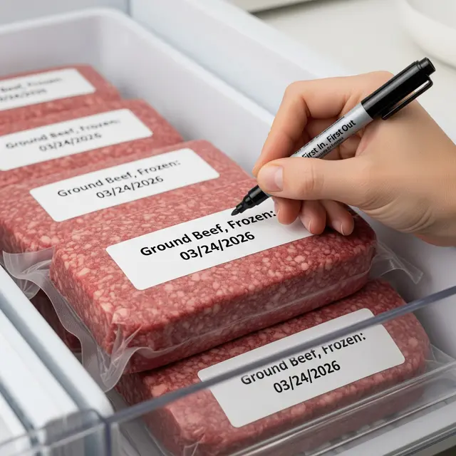 Tips Menyimpan Daging Setelah Dipotong (Image by Gemini AI)