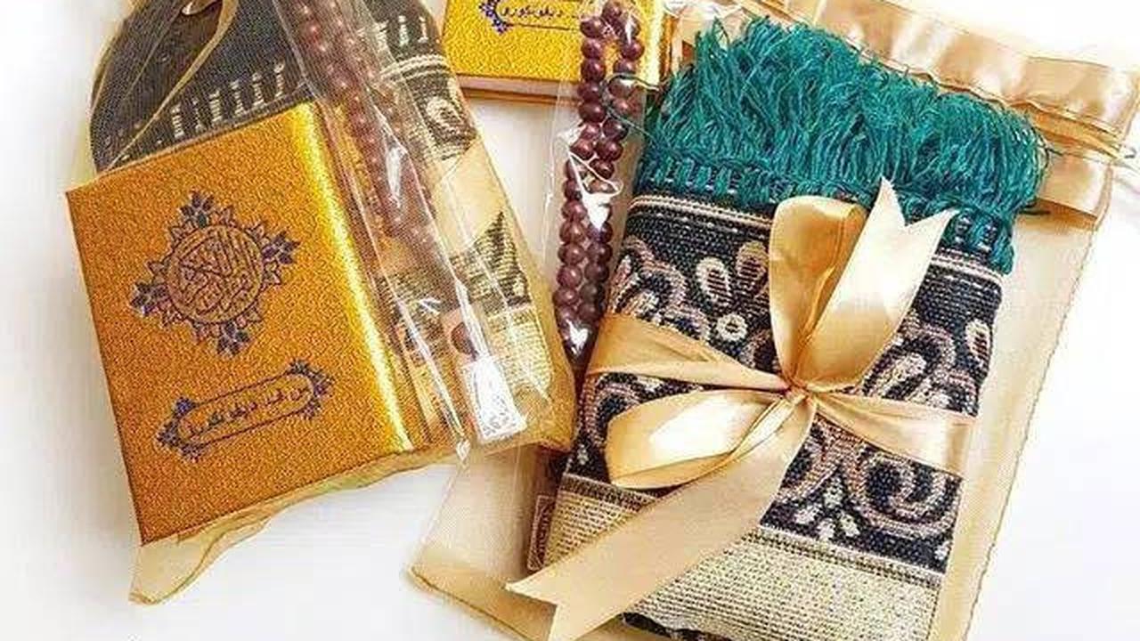 ilustrasi parsel perlengkapan ibadah untuk lebaran/shopee