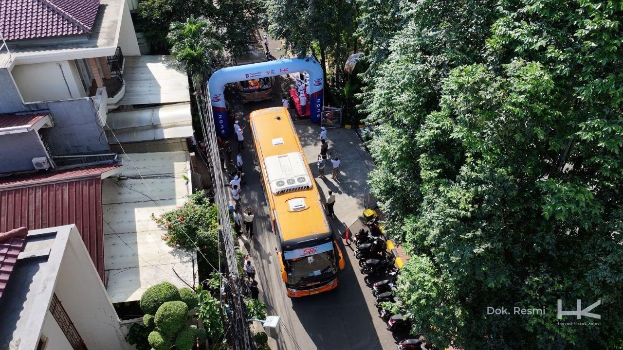 Mudik Gratis BUMN, Hutama Karya Berangkatkan 630 Pemudik ke 8 Kota