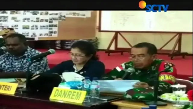 Panglima TNI Marsekal Hadi Tjahjanto, memberangkatkan satgas kesehatan ke Asmat, Papua.