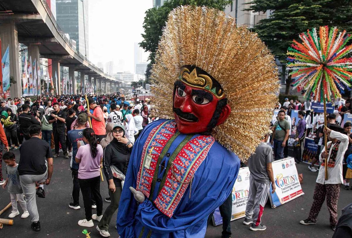 FOTO: CFD Perdana di Jalan Rasuna Said Jakarta