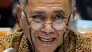 Ketua KPK Agus Rahardjo mengikuti Rapat Dengar Pendapat (RDP) dengan Komisi III DPR di Kompleks Parlemen Senayan, Jakarta, Selasa (28/1). (Liputan6.com/Johan Tallo)