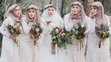 9 Inspirasi Mahkota Bunga Untuk Pernikahan Pengantin Berhijab Fimela Fimela Com