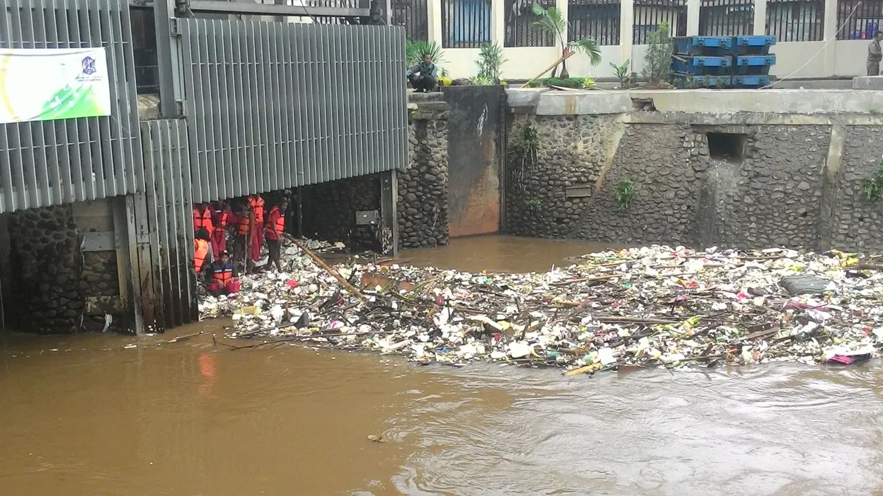 Pintu Air Manggarai. (Liputan6.com/Ahmad Romadhoni)