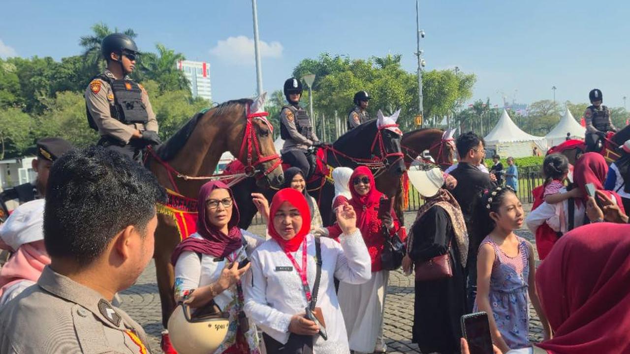 Pasukan Berkuda Turangga Polri Jadi Perhatian Publik