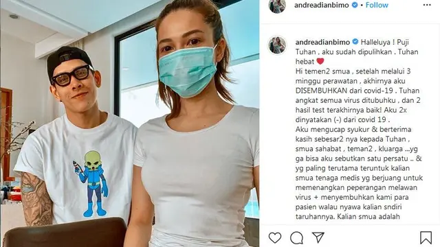 Andrea Dian Pulang ke Rumah