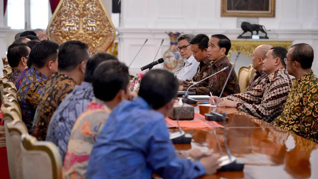 Pertemuan Presiden Jokowi dengan pengurus klub (Liputan6)