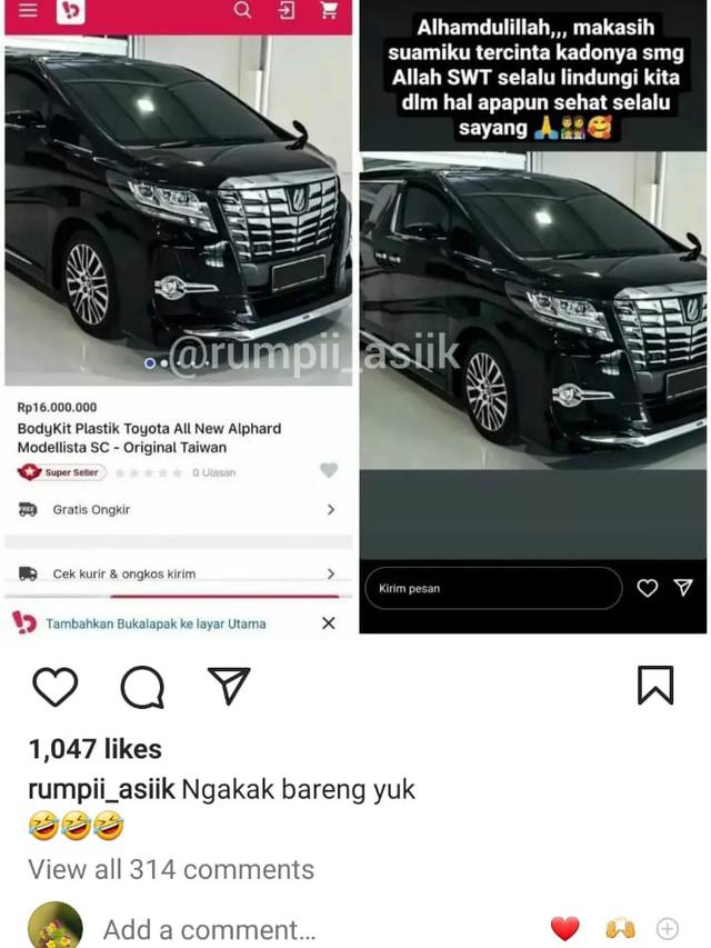 Unggahan soal Tiara Marleen