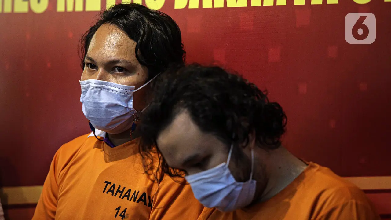 FOTO: Vokalis Deadsquad Dihadirkan saat Rilis Penyalahgunaan Narkoba