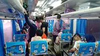 Penumpang kereta api. (Liputan6.com/KAI Daop 5 PWT/Muhamad Ridlo)