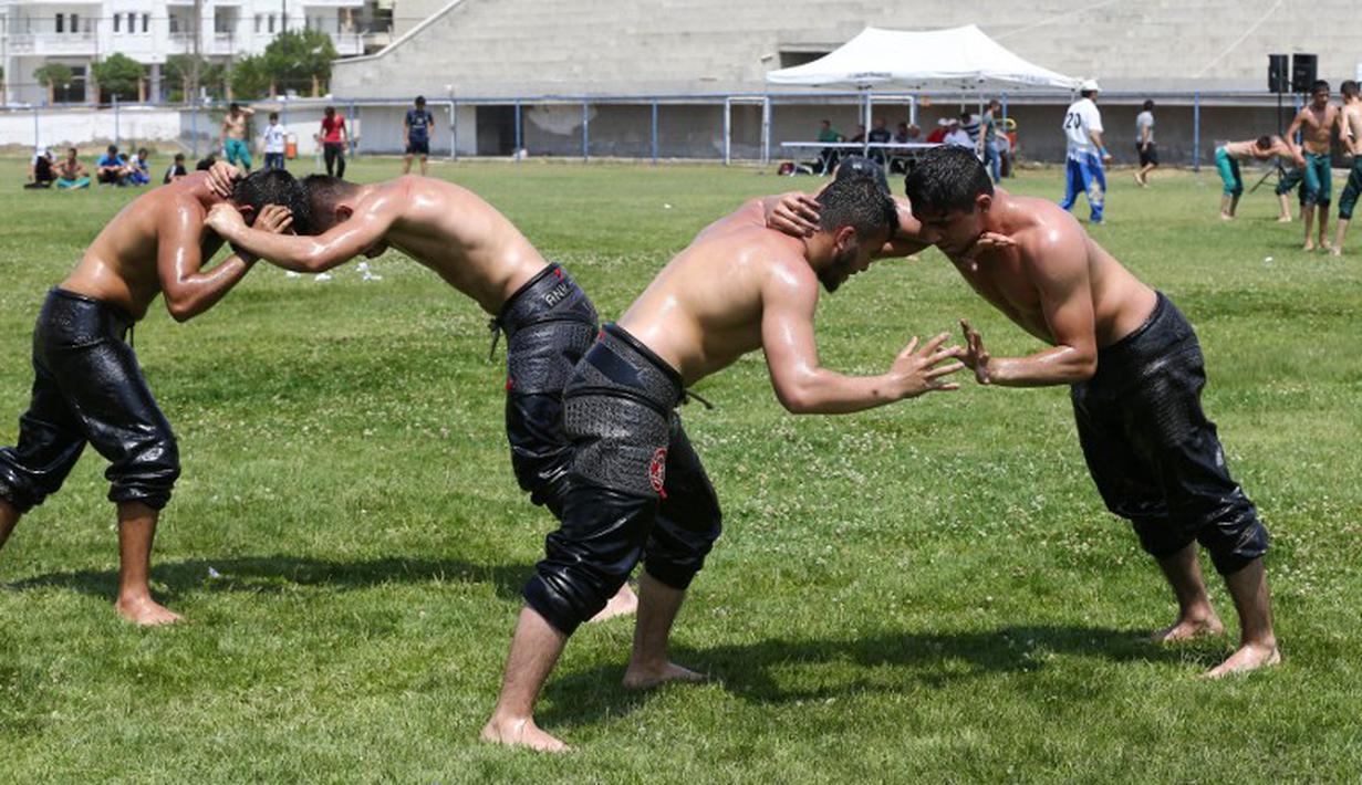 Suasana pertandingan. (AFP Photo/Adem Altan)