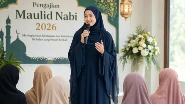 Ide Padu Padan Gamis untuk Pengajian Maulid Nabi 2026 (AI Generated)