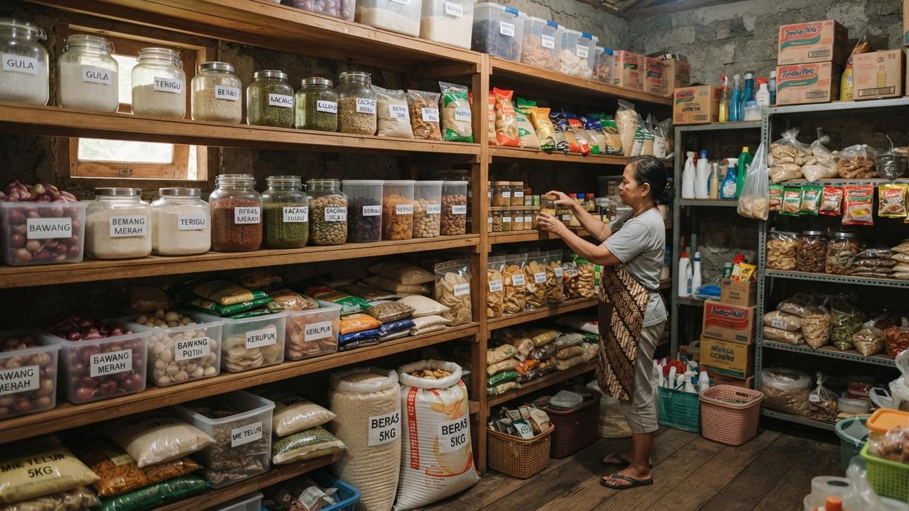 Barang yang Sebaiknya Tidak Disimpan di Gudang Model Makanan Kering dan Bahan Pangan