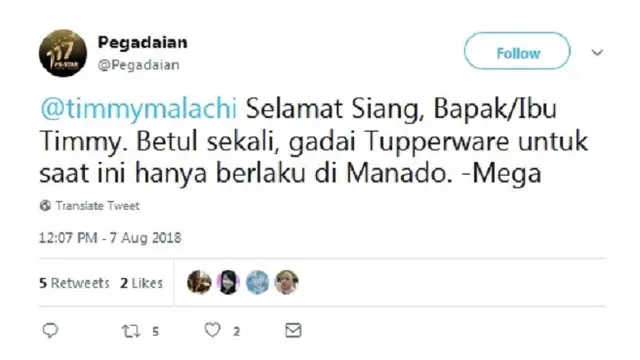 Jangan Sampai Hilang, Kini Tupperware Bisa Jadi Jaminan di Pegadaian