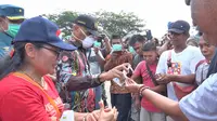 Pemerintah Kota Jayapura terus ingatkan warga cuci tangan dan menjaga kesehatan diri, untuk pencegahan corona covid-19. (Liputan6.com/Katharina Janur/Pemkot Jayapura)