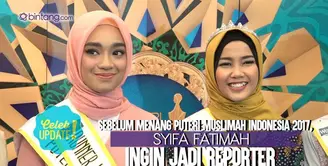 Para pemenang Puteri Muslimah Indonesia 2017 punya latar belakang yang berbeda-beda.
