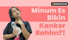 Sebuah informasi yang menyebutkan bahwa wanita saat sedang menstruasi dilarang minum air es karena dapat menyebabkan kanker rahim beredar luas di media sosial. Benarkah?