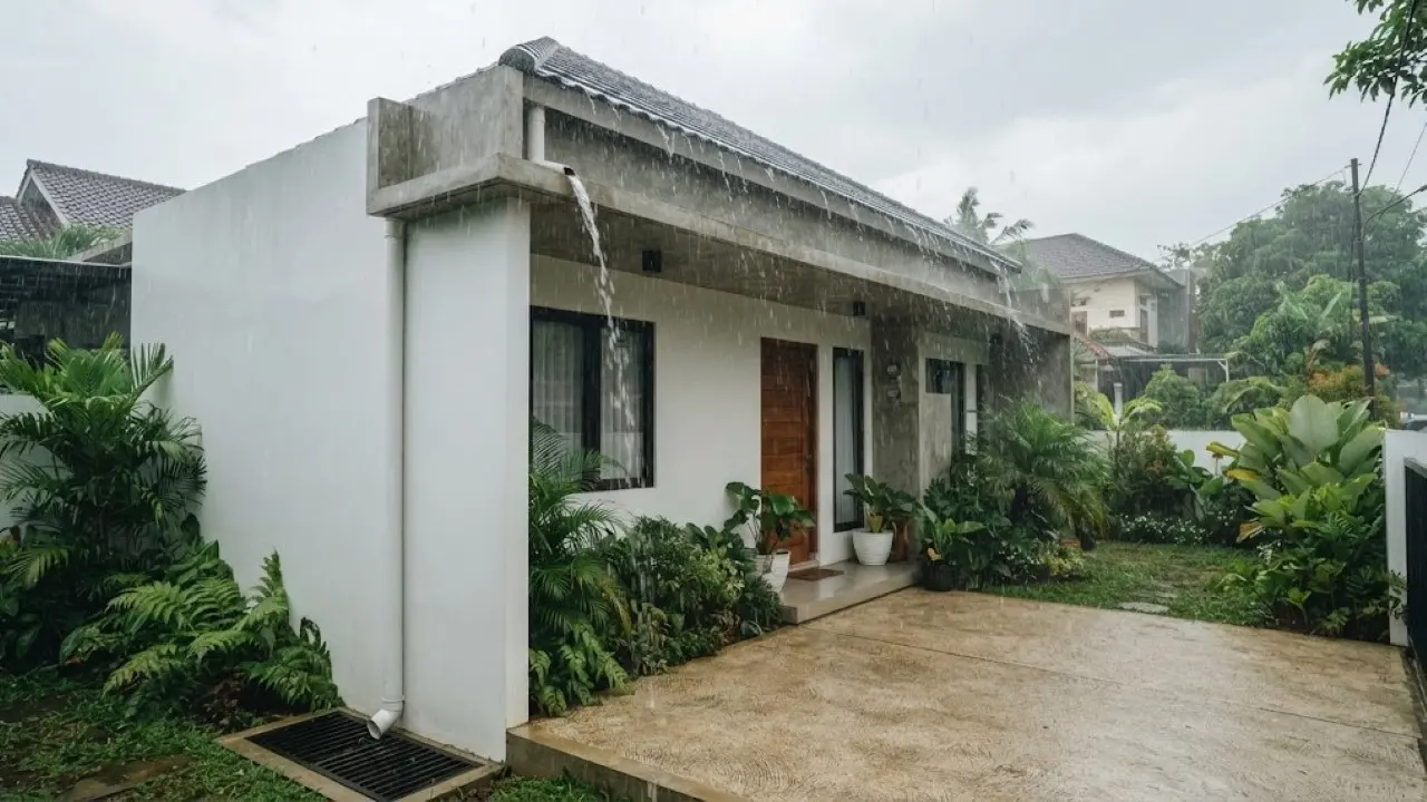 Desain Talang Air Rumah
