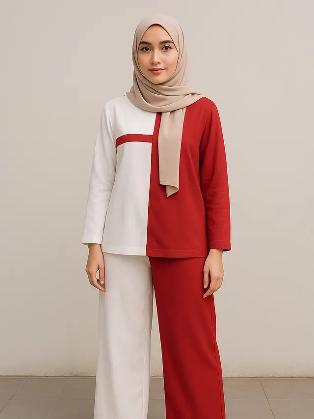 Inspirasi Outfit 17 Agustus Hijab