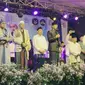 Habib Zaidan Bin Haidar Bin Umar Bin Yahya menghadiri acara "Bangle Bersholawat" yang diselenggarakan oleh Remaja Islam Bangle di Lapangan DK, Bangkle, Tanon, Sragen pada Rabu (26/6/2024) malam. (Ist).