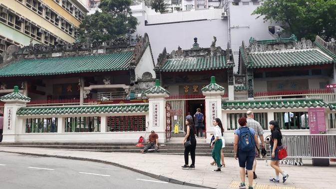 Tan Mo Temple di Hollywood Road Hong Kong.