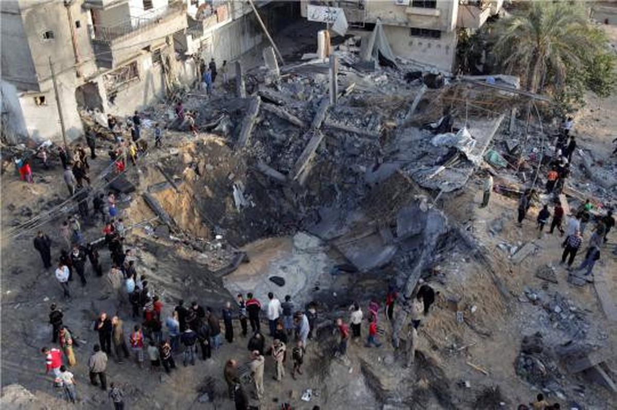 Israel gempur markas keamanan Hamas