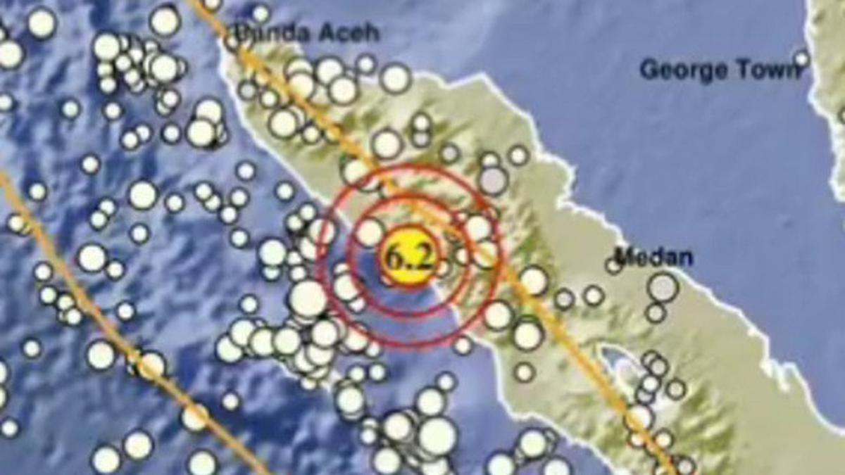 Gempa M6,2 Guncang Blangpidie Aceh Terasa di Medan, Warga Panik Berhamburan Keluar Rumah