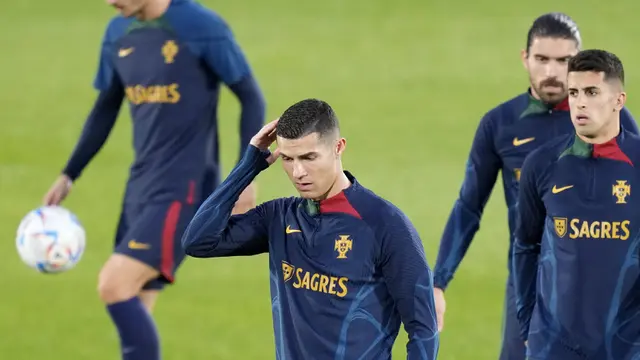 Foto: Lupakan MU, Cristiano Ronaldo Pilih Fokus Bersama Timnas Portugal di Piala Dunia 2022