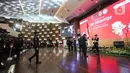 Sementara itu, Ketum KOI Raja Sapta Oktohari mengatakan meskipun Asian Games sempat tertunda selama satu tahun tapi semangat para atlet Indonesia tak akan luntur. (Liputan6.com/Faizal Fanani)