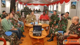Tim Recce Satgas Helly TNI Tiba di Kongo
            
