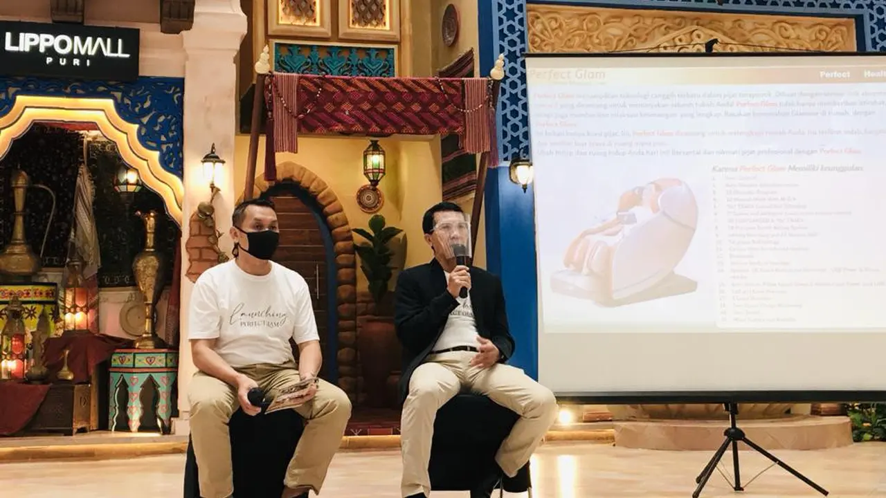 Perfect Health Indonesia menghadirkan massage chair atau Kursi Pijat untuk membantu masyarakat tetap sehat dan merasa relaks. Istimewa